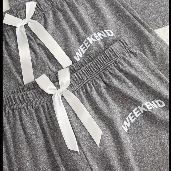 3 piece Weekend Gray Loungewear Set - Picture 4 of 6